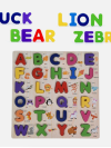 Alphabets Capital Letter Board Letter Puzzles Exercise Number Puzzles for Children - Image 3